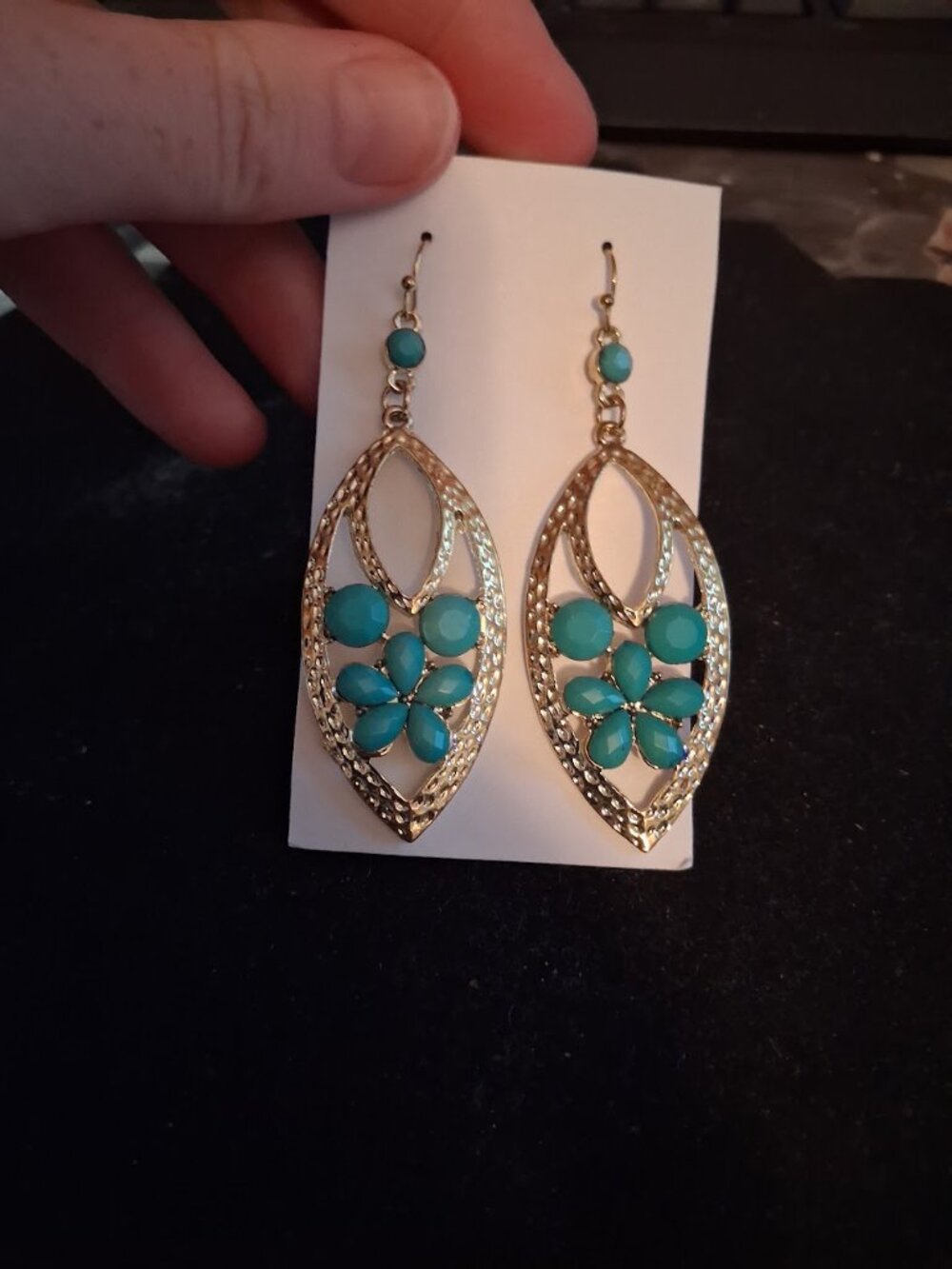 Bohemian style dangle earrings